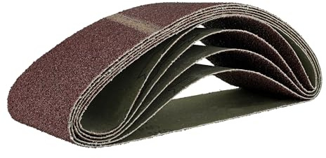Gewebe Schleifbänder │25 Stück | Größe wählbar │ je 5 x Korn 40/60/80/120/180 │ Für Bandschleifer & Kantenschleifer │ Für Holz & Metall | Schleifpapier (100x560)