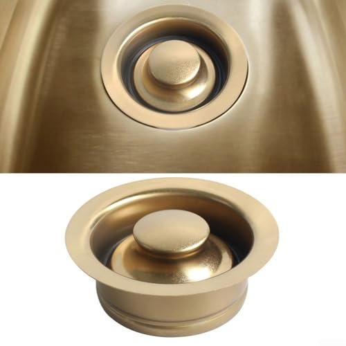 Bouchon d'évier universel de 114 mm en acier inoxydable pour salle de bain et cuisine