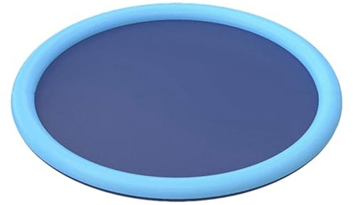 Hobngmuc Hundesprinkler, Hundebecken im Freien,Wasserspritzpad Poolspielzeug - Niedlicher Splash-Pad-Sprinkler für Spaß, 0,58 mm dick, rutschfestes Hinterhof-Pool-Außenspielzeug für Kinder und Hunde