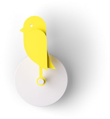 Gul friskluftmonitor med CO2-sensor (gul)