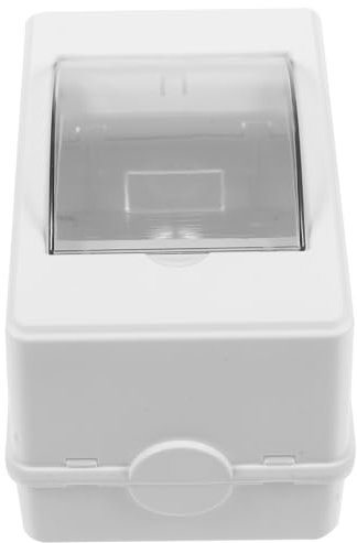 ULTECHNOVO Sicherungskasten 3-fach Abs/pc Gehäuse Ip65 mit Transparentem Fenster für Werkstatt und Innenbereich 63 A
