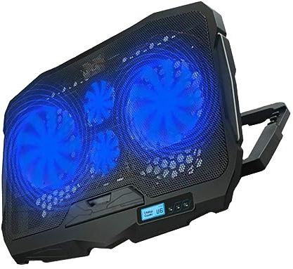 Holibanna 1 Pieza Base Refrigerante para Portátiles con Ventiladores Ajustables Enfriador de Laptop Silencioso de Ventiladores Compatible para Oficina Diseño Ergonómico y Consumo Energético