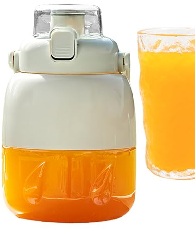 Mixeur portable sans fil – Grand bol mélangeur de 800 ml, extracteur de jus USB, bouteille de jus électrique pour smoothies citron, orange, citron vert, shaker, protéines de légumes, compact pour