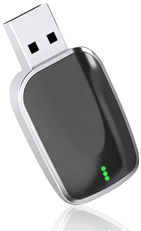 Adattatore Carplay Wireless per DS 4 2016-2025, CarPlay Android Auto Wireless Adapter Converti Wired in Wireless, 2 in 1 Dongle Plug & Play Stabile