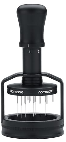 Normcore 54mm Concentric Needle Distributor Tool V3 for Breville Sage Portafilters, Espresso WDT Tool with Magnetic Base, Adjustable Depth Coffee Stirrer, 36 Needles Included