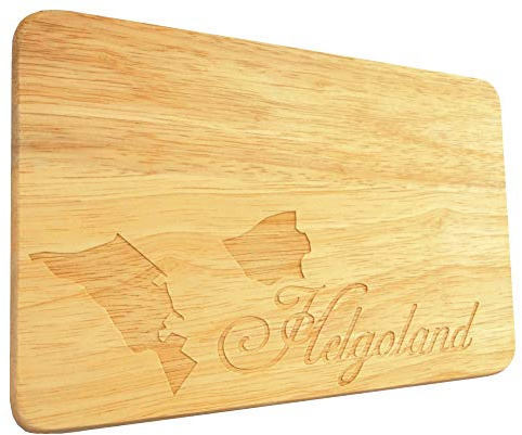 Brotbrettchen Helgoland Nordsee Insel Düne Gravur Holz