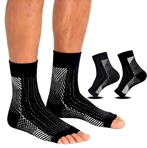 Medias de compresión para la Fascitis Plantar (2 Pares por Lote)