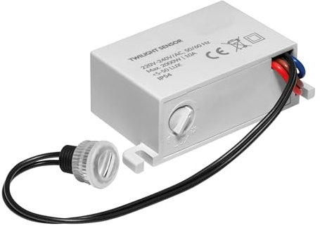 Mini sensore crepuscolare incorporato IP54, adatto a LED