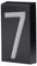 LED de Energía Solar para Exteriores Luz de Señalización Numérica Placa de Luces de Dirección de Puerta de la Tienda del Hotel de la Casa Números para Casas(Number 7)