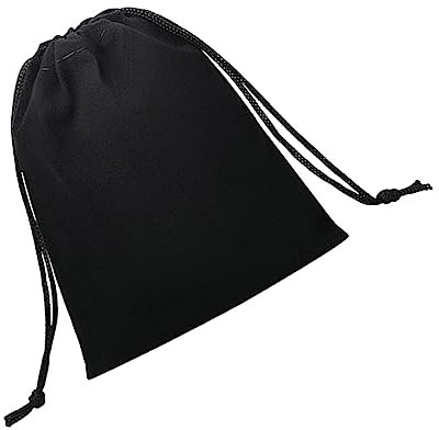 NIYANGLE 50 Pièces Sacs Roses Boucles D'oreilles Roses Pochettes à Bijoux En Tissu Noir Boucles D'oreilles Fleur Petits Sacs De Noël Cordon Banquet Des Bonbons