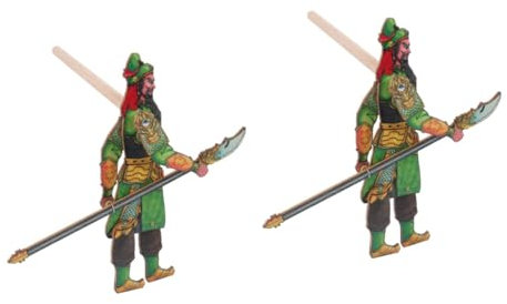 TOYANDONA 2St Marionetten-Schattenspiel-Ornament hühner Spielzeug kinderknallzeug Shadow Puppets dekoring Gehirnspielzeug chinesische Tradition Holz Puppe Schattenpuppenspiel selber Machen