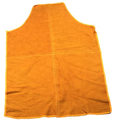 Homoyoyo 1pieza Delantal De Soldadura De Cuero Resistente Al Ácido Delantal Protector Para Jardinería y Trabajos Casa s Color Naranja