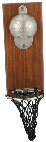 Ciieeo Basketball Bottle Opener Wall Mount Beer Opener Bottle Simple Design Home Bar Decor