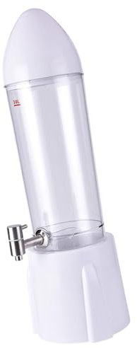 Fenteer Dispensador de cerveza Torre de cerveza Dispensador de bebidas con grifo para bar RV Fiesta Pub al aire libre, Blanco