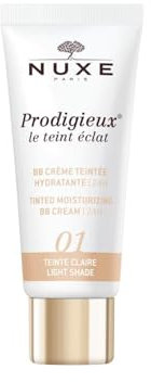 Nuxe Prodigieux - Le Teint Eclat BB Cream Crema Colorata Idratante Tonalità Chiara, 30ml