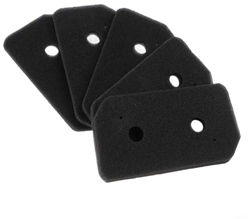 Zilimontt Kit di filtri in schiuma compatibile con lavatrici serie 4 e serie 8, spugna di ricambio, materiale in cotone, 22,8 x 12,8 x 2 cm, confezione da 5