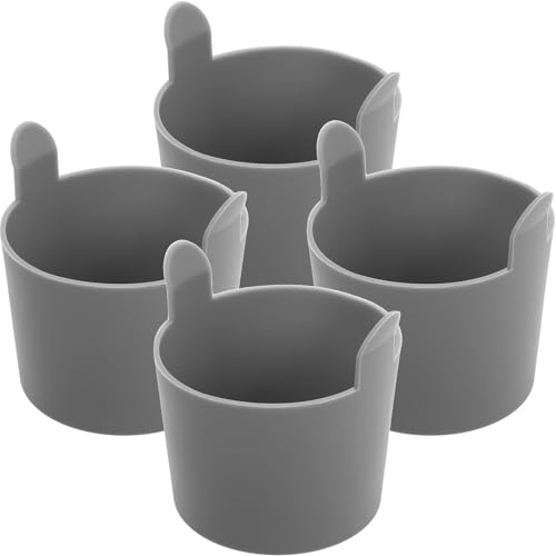 STOBAZA Molde de Silicona para Freidora de Aire 4 Piezas, Hueveras Antiadherentes para Cocinar Huevos, Magdalenas y Pasteles, Resistente al Calor, Apto para Horno y Lavavajillas, Cocina
