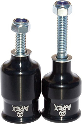 Apex Coopegs Stunt-Scooter Pegs + Fantic26 Sticker (schwarz)