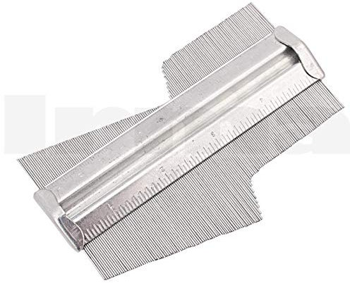 BSD Replicatore di Contorno 125mm - Duplicatore Forma Contorno, Calibro di Contorno in Alluminio