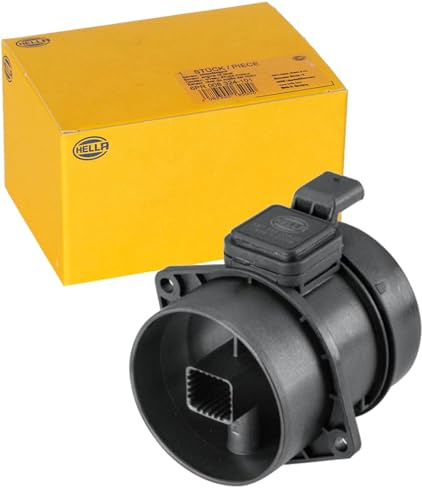HELLA 8ET 358 095-331 Luftmassenmesser - 4-polig - Rohrstutzen | Kompatibel mit: MERCEDES-BENZ C-CLASS, C-CLASS T-Model, E-CLASS, E-CLASS T-Model