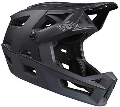 IXS Trigger Ff Integralhelm MTB/E-Bike/BMX, Schwarz, Taille XS (49-54cm)