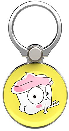 iFace BuzzFeed The Good Advice Cupcake Licensed Series Universal Smartphone Ring Holder Accessory – Cute Stick–On Phone Attachment for iPhone, Samsung Galaxy, etc. - Cuppy (Sitting, Yellow)