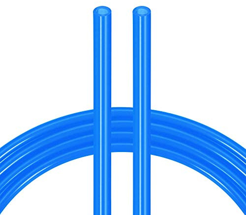 sourcing map Tuyau pneumatique, compresseur d'air, tuyau de tuyau d'air en PU, 2,5 mm ID x 4 mm OD x 12 m, bleu