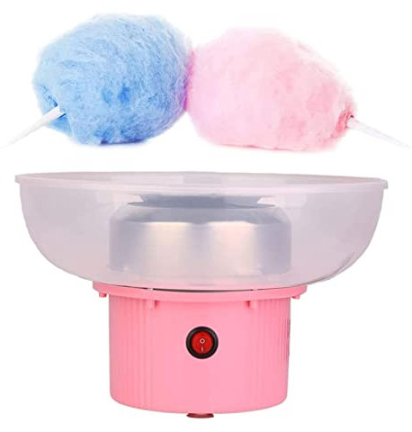 Commercial Cotton Candy Machine Household Automatic Cotton Candy Maker Upgraded Electric Candy Floss Maker Hard Candy Maker For Home Party Movie Theater Birthday Gift (Color : Pink)