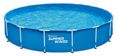 Piscine Tubulaire Bleu ø 4,57m x84cm Summer Waves