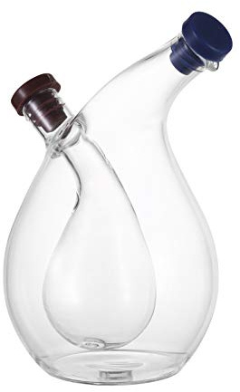 Cabilock Olive Oil And Vinegar Dispenser, Oil Bottle 2 In 1 Oil Dispenser Bottle For Home Kitchen