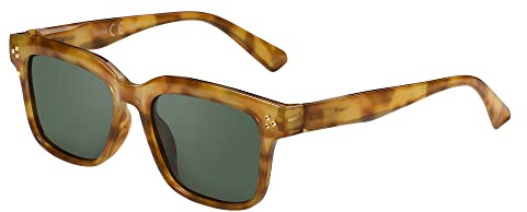 ZENOTTIC Retro Polarisierte Sonnenbrille Herren Damen - Klassische Vintage Quadratische Große Sonnenbrille UV-Schutz