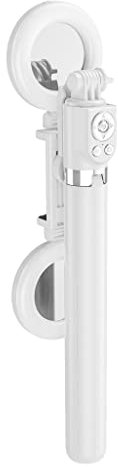 Cell Phone Stand Extended Selfie Stick Floor Tripod Live Remote Control Dual Lights (Wit 50~170cm)