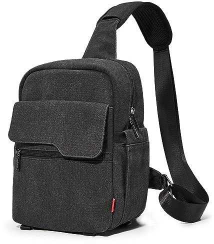 Cwatcun Kameratasche,Wasserdicht Kamerataschen Große Umhängetasche, Kamera Tasche für Spiegelreflex,SLR/DSLR,Kompaktkamera, Systemkamera und Zubehör,Schwarz