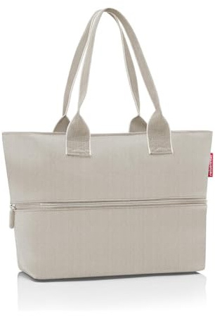 reisenthel shopper e1 herringbone sand - Großraumtasche - Platz für den kleinen und den großen Einkauf
