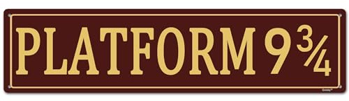 Gnictely Funny Street Sign,Home Room Wall Decor,Man Cave Sign PLATFORM 9 3/4 4 * 16 Metal Aluminum Sign