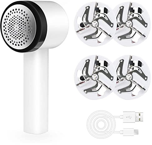 Levapelucchi Elettrico Elettrico Lint Remover Abbigliamento Portable Maglione Tende Fuzz Fabric Shaver USB Macchina for taglio a pellet di rimozione della pillola ricaricabile Levapelucchi ( Size : 4