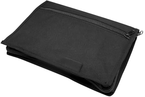 Ceeyoll Fahrzeugmappe Dokumentenmappe A5, Fahrzeugmappe, Auto Handschuhfach Organizer, Fahrzeugpapiere Mappe Mit Mehreren Fächern, Tragbarer Manuelle Tasche, Für Karten Autozubehör Bordmappe