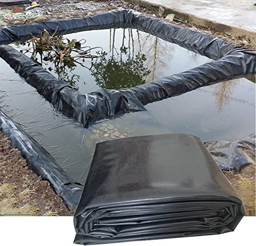 EPDM wasserdichte Teichfolie für Koiteiche, Springbrunnen, Garten, Fischteiche, Bachläufe, 15,7 mm, Fischteichfolie, 3 x 3 m Größe