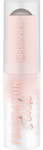 essence FOUNDATION stick, Nr. 390, Braun, pflegend, abdeckend, weichzeichnend, natürlich, vegan, ölfrei, ohne Konservierungsstoffe, ohne Parabene, 1er Pack (10g)