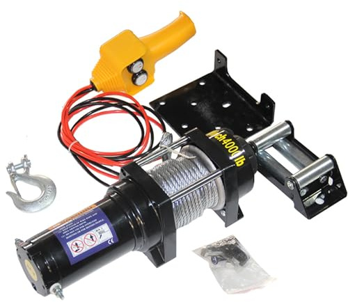 KELUNIS Cabrestante EléCtrico De 3000 LB Cabrestante De 12 V con Control Remoto InaláMbrico para Remolques Y Embarcaciones Todoterreno,3500lbs