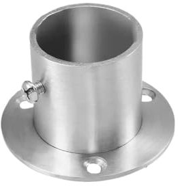 SQIANKUN Flansch 2 stücke Rohr Armaturen Kleiderschrank Rohr Halterung 26mm 32mm 39mm 50,5mm Dia Wand Montieren Boden Stange Flansch Buchse Rohr Flansch(SIZE2)