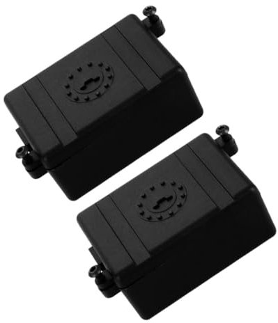 Toddmomy 2piezas Caja De Equipo Electrónico Crawler RC Resistente Al Agua De Plástico Caja De Receptor para Coche Protector De Radio para Receptor RC para Coches De Juguete y Terrenos Difíc