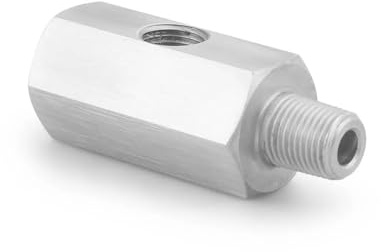 Lambdasensor T-Adapter Edelstahl Seitenlöcher 1/8 NPT Weiblich Auf M12 M10 M14 1/8NPT 1/4NPT Öldrucksensor Anschluss Zuleitung Manometer O2 Sauerstoffsensor(M14x1.5)