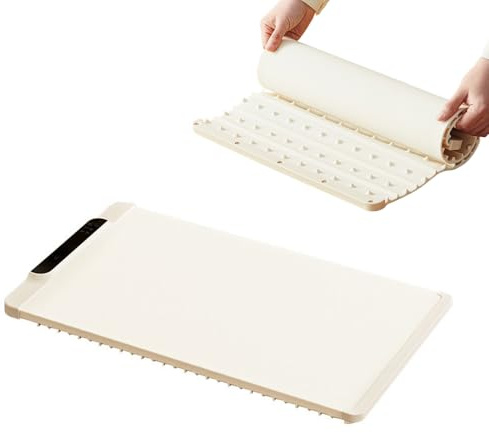 Bandeja De Calentamiento De Silicona,Placa Calefactora Plegable Portátil con Control De Temperatura Preciso,Ideal para Mantener Caliente o Descongelar,Adecuada para Reuniones y Cenas Familiares