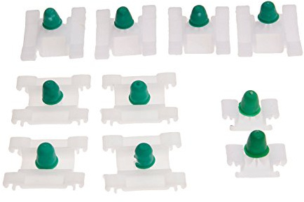 10 x Clips Agrafe Plastique Porte Moulure Garniture Clips Compatible avec VW Golf MK3 GTI