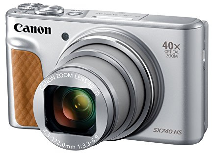 Canon PowerShot SX740 HS, Point and Shoot Digital Camera, Optical Zoom, 4K Video, Silver