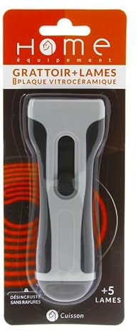 Schaber + 5 Ersatzklingen für Kochfeld 92001 für Kochfeld