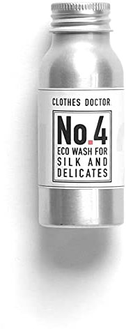 Clothes Doctor - Delicates and Silk Laundry Detergent, 50ml, Gentle and Softening Liquid Eco Wash, Hand or Machine, for Up to 3 Washes, Natural Ingredients, Vegan, Travel or Trial Size