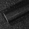 VEELIKE Black Glitter Wallpaper Self Adhesive Sparkle Glitter Fabric Wallpaper for Living Room Bedroom Vinyl Wrap for Furniture Lining Paper for Frawers Cabinet Sticky Back Plastic Roll 40cm × 300cm
