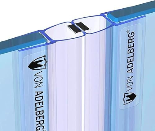 Premium Magnetduschdichtung für 10 mm Glas I 200 cm Länge Im Set I Spaltmaß (Lückenmaß) 17 mm